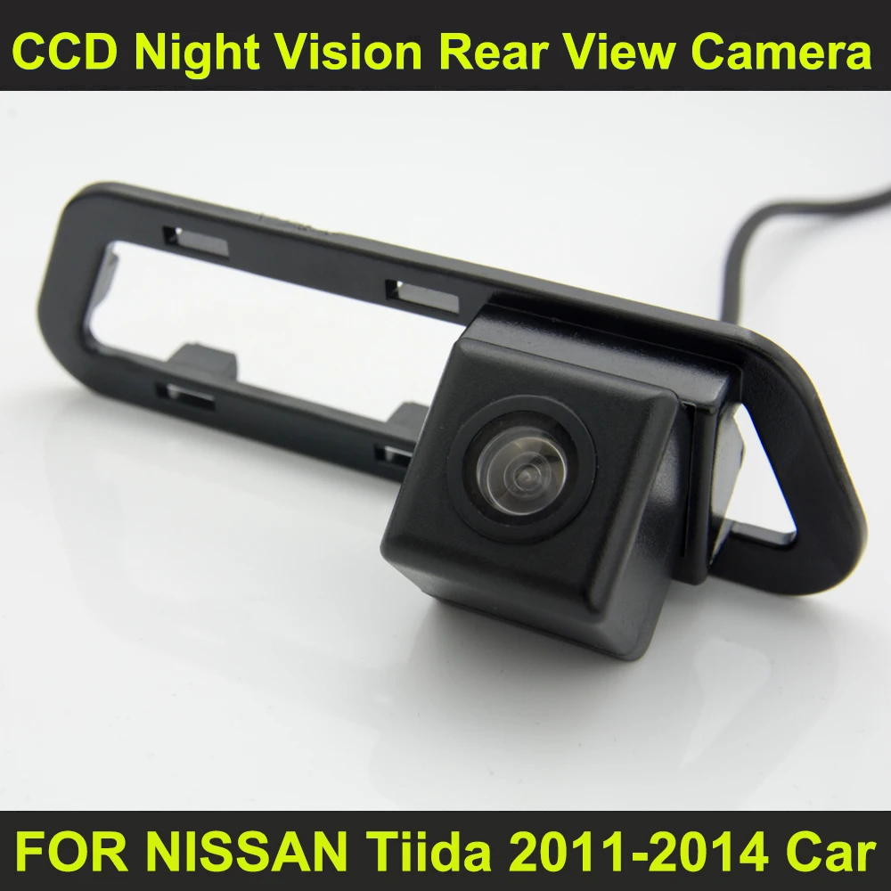 Автомобильная камера заднего вида с ночным видением CCD для NISSAN Tiida 2011 2014|car rear view