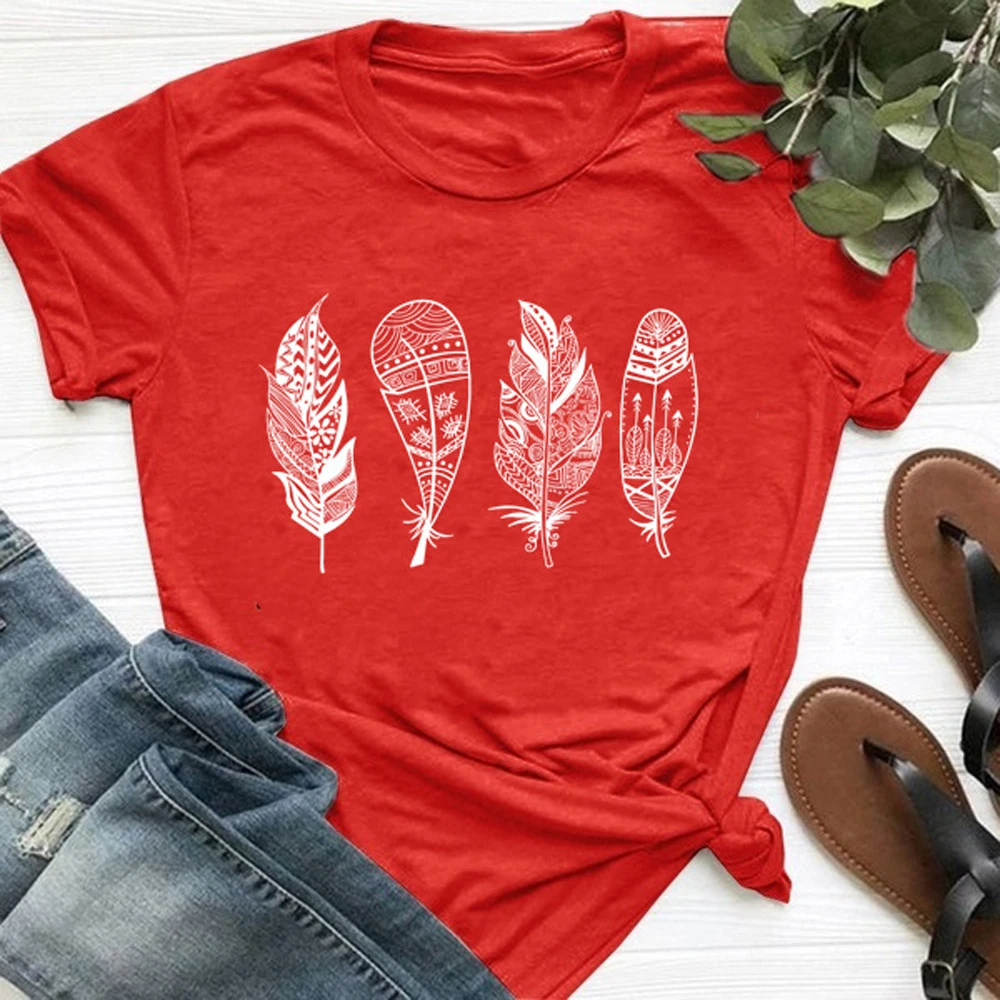 Женская футболка с круглым вырезом и коротким рукавом принтом|Футболки| |