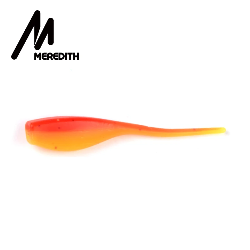 C MEREDITH 5 см 1 г 50 шт. рыболовные приманки Stinger мягкие приманки мягкая пластиковая наживка Хищник щука - Цвет: C