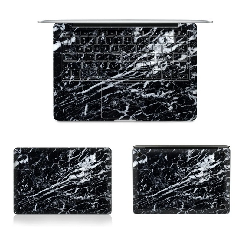 Черная мраморная серия наклейка для ноутбука s для Macbook Air Pro retina 11 13 15 наклейка для ноутбука для Macbook new pro 13 15 крышка