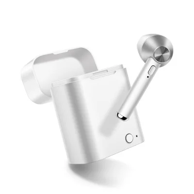 Single ear White TWS 5,0, bluetooth, вкладыши, наушники, беспроводная гарнитура, беспроводные наушники, водонепроницаемые, с микрофоном, свободные руки, вкладыши для iphone - Цвет: Single ear White