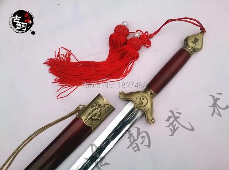 Wushu меч соревнований/китайский ушу/красивое лезвие/меч Лунцюань/красная