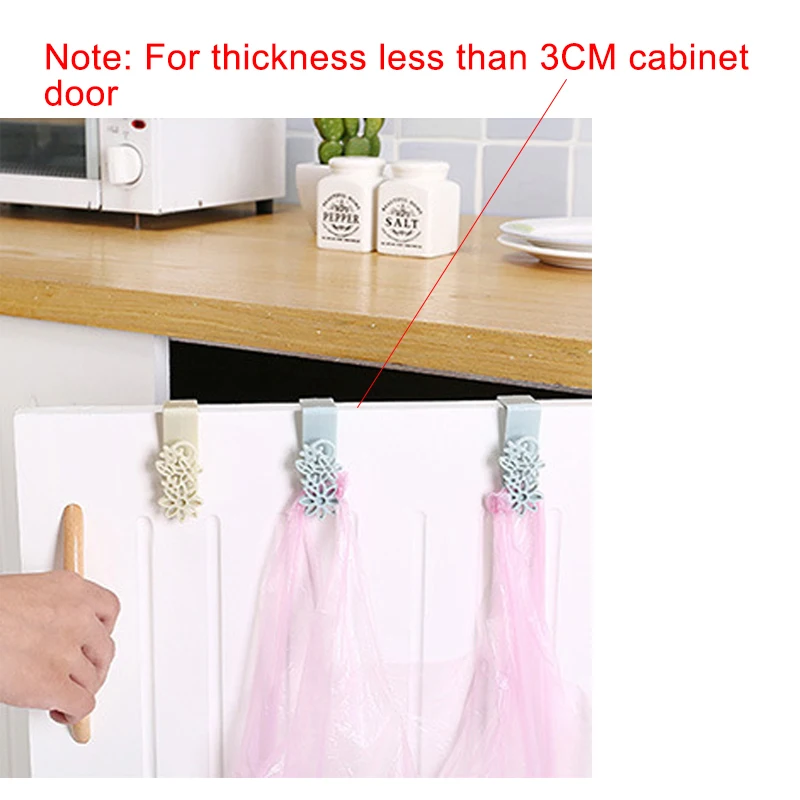 2 шт./лот подвесная вешалка для одежды кухонные мусорные мешки от двери ногтя