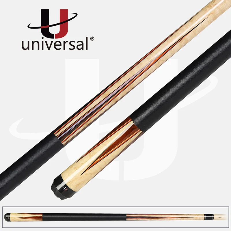 Universal UN112-3 Pool Cue Stick Kit Billiard 12.9mm Tip Technology Maple Shaft for Athletes Fine Billiar 2019 | Спорт и развлечения
