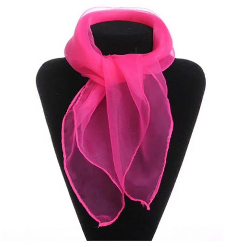 Винтажный квадратный Прозрачный 50s необычный обруч на шею галстук супер легкий