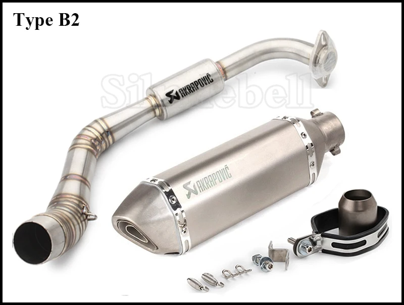 Слипоны выхлопная труба мото глушитель с DB Killer для Yamaha Aerox155 NVX155 NVX125- Akrapovic выхлопной мотоцикл