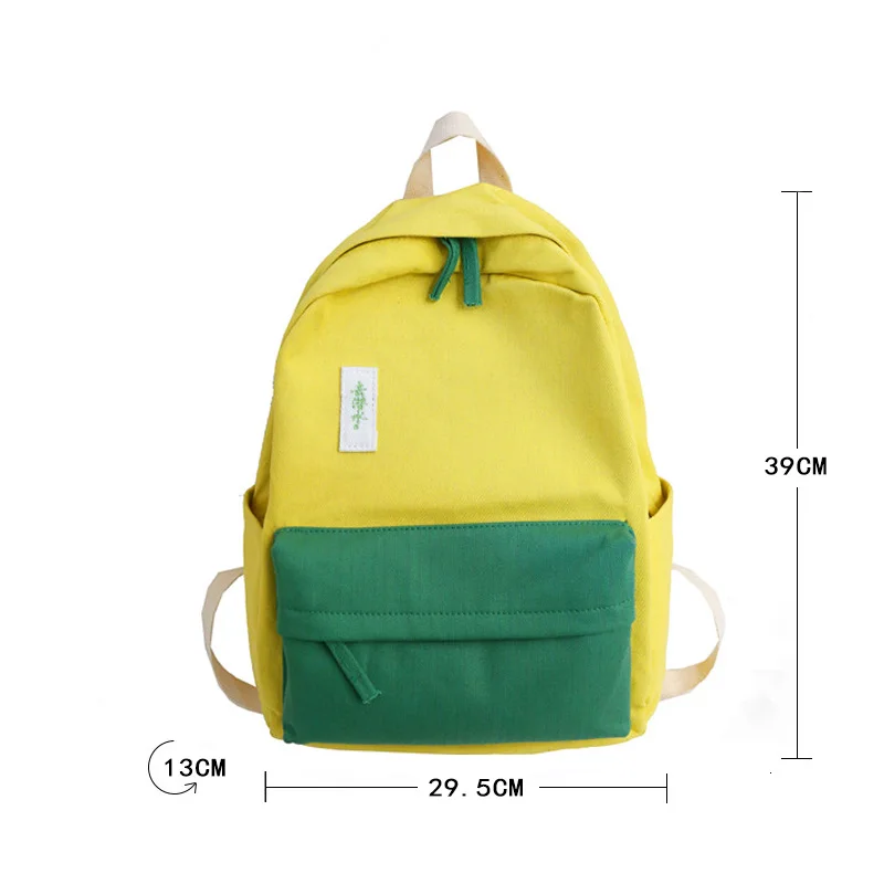 Сладкий снег новый холщовый рюкзак для женщин модный простой путешествия Back Pack