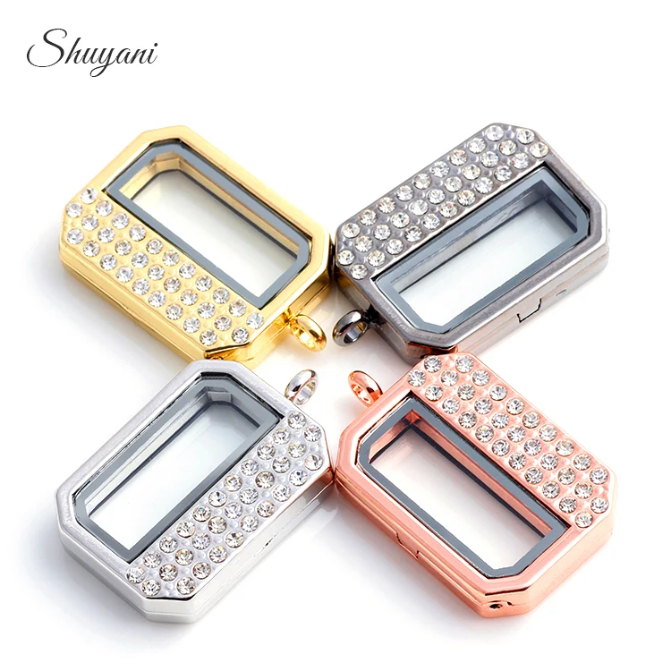 5 шт./лот Новое поступление подвеска медальон из полухрустального стекла с