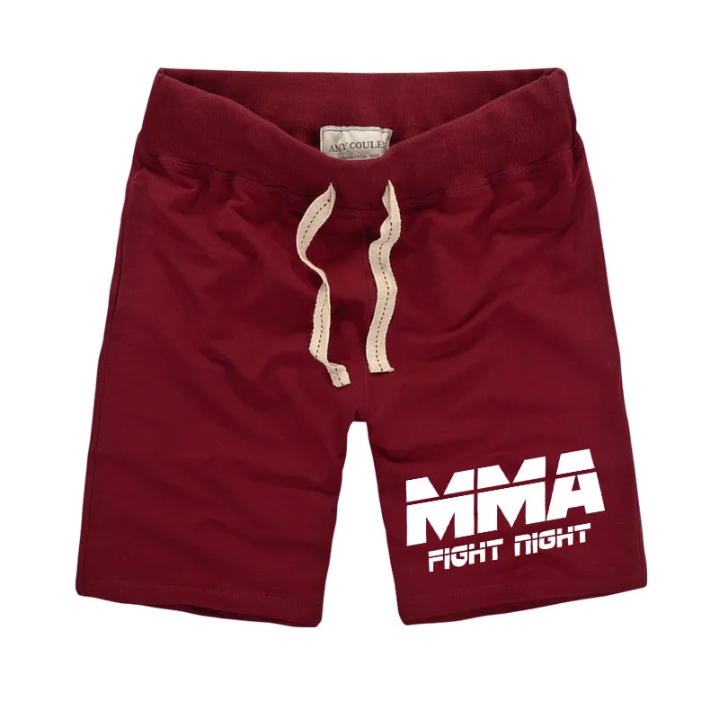 Мужские шорты с принтом Fight MMA одежда для фитнеса из чистого хлопка Муай Тай