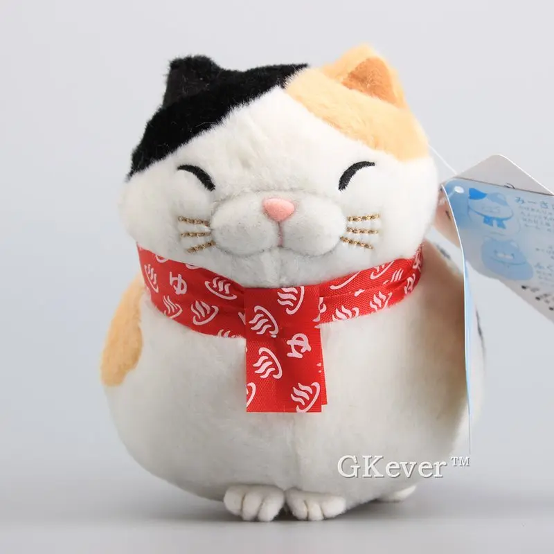 4 стиля Hige Manjyu Maekake Cat плюшевый шар Kawaii Mi-sama Kuromame Maruko мягкие куклы " 18 см - Цвет: A