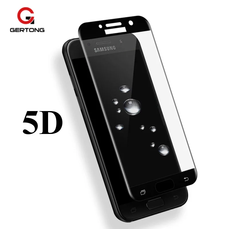 5D защита экрана из закаленного стекла для samsung Galaxy J4 A8 Plus A9 Star lite A5 A7 Защитная Противоударная пленка
