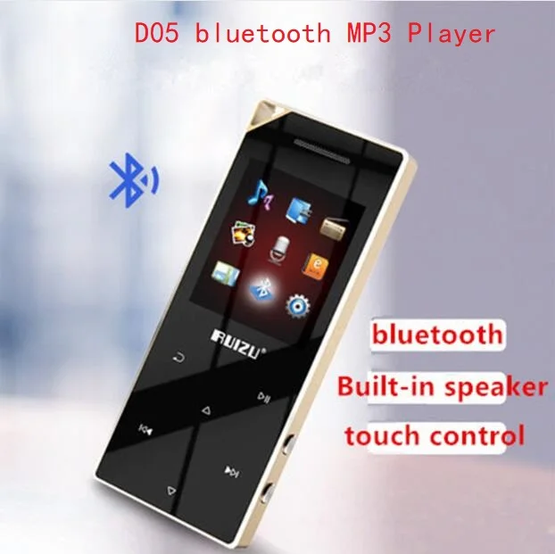 Новейший руизу D05 Bluetooth MP4 Музыкальный Плеер 1 8 дюймов сенсорный экран Аудио плеер