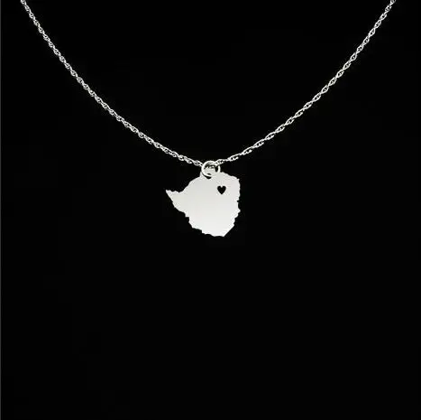 Зимбабве ожерелье персонализированные имена или буквы высокое качество Медь