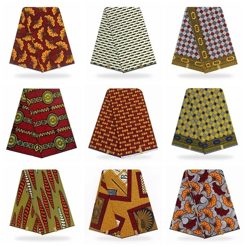Настоящий батик в африканском стиле воск подлинные восковые отпечатки в африканском стиле турецкий х/б ткани настоящий шотландский вощеный хлопок Wrappar 2019A
