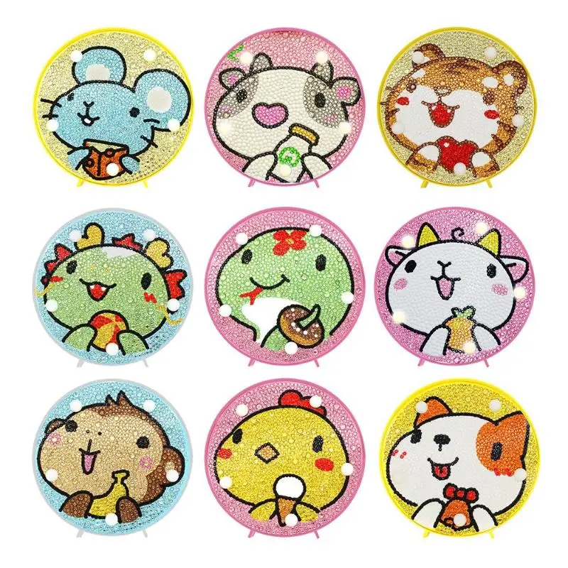 Мультфильм DIY Алмазная картина свет Вышивка крестом полный дрель мультфильм