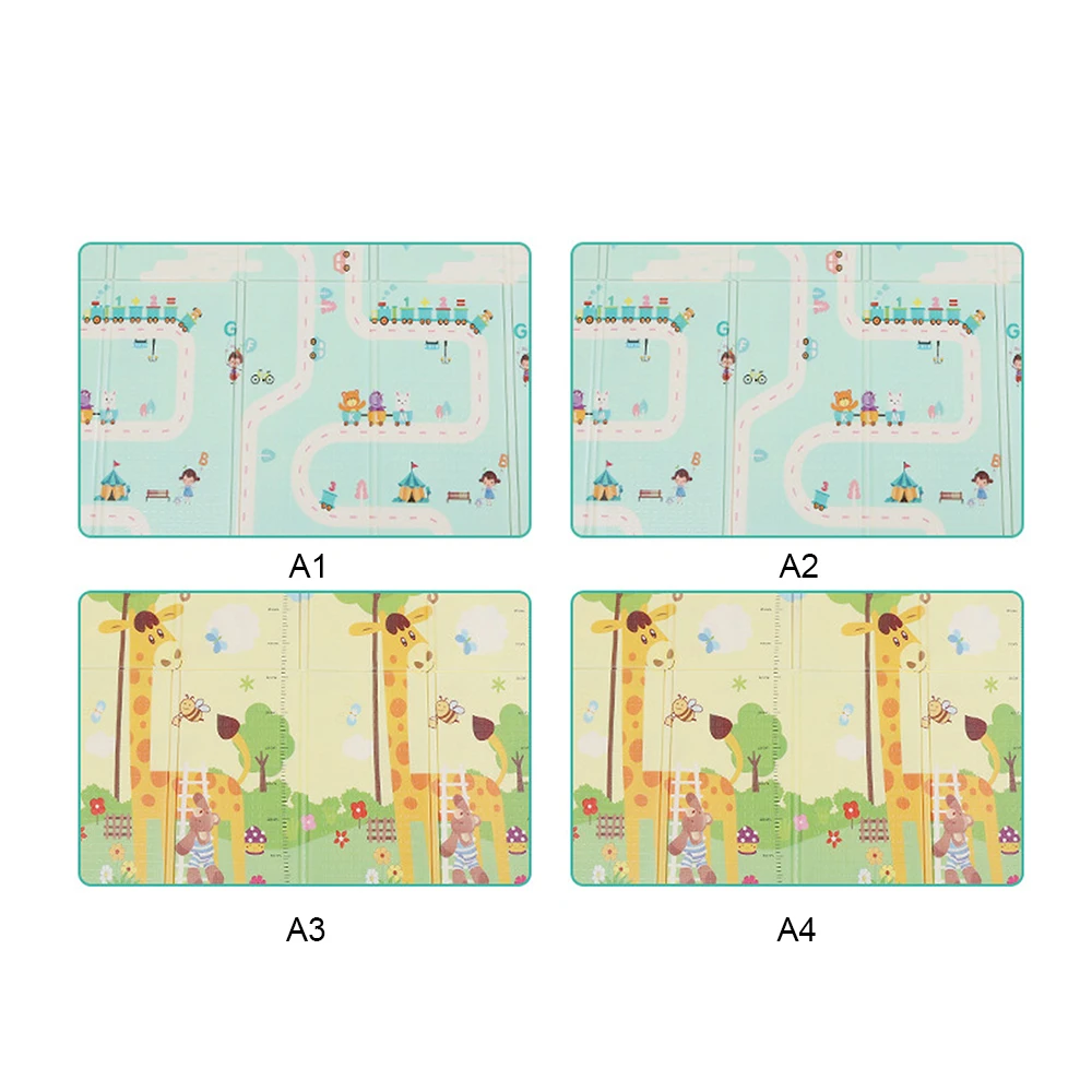 Коврик игровой детский складной двусторонний 180 см * 200 | Игрушки и хобби