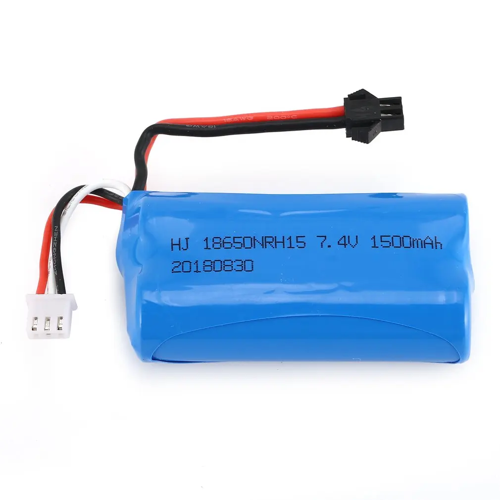 7 4 V 1500 мАч штекер SM Перезаряжаемые Li Ion Батарея для RC лодка Skytech H100 Syma Q1 запасные