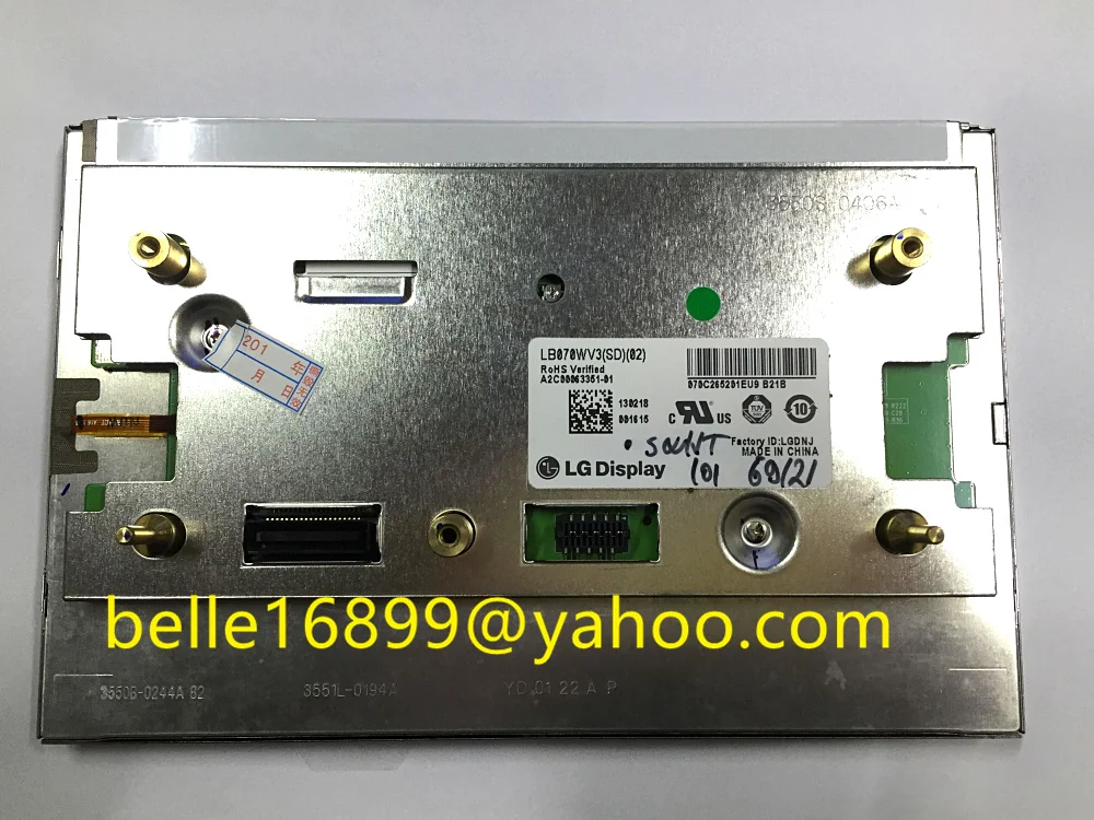 Абсолютно Новый 7 &quotЖК дисплей LB070WV3 (SD) (02) SD02 экран для Mercedes Ben W204 E260 Автомобильный