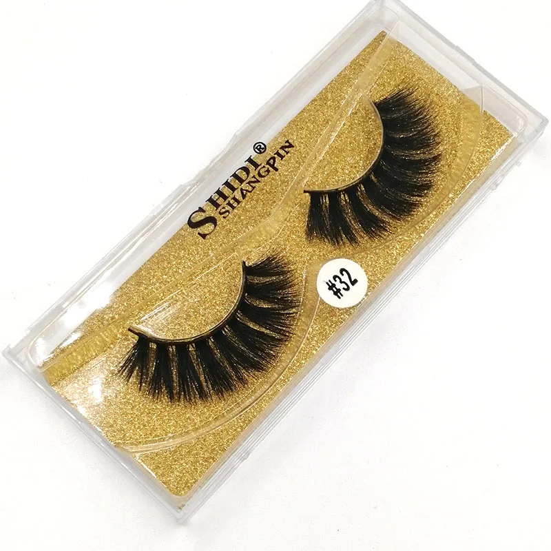 

3D Mink Eyelashes 1 Pair False Eyelashes Thick Long Eyelash Eye Makeup Tool