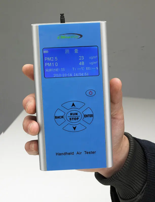 Новый портативный счетчик частиц PM2.5 0.3um 2.5um единицы/литр | Инструменты