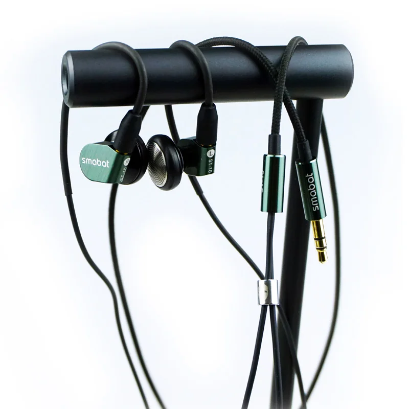 Новые HIFI наушники smabat ST10 с плоской головкой двойные динамические вкладыши Hi Fi
