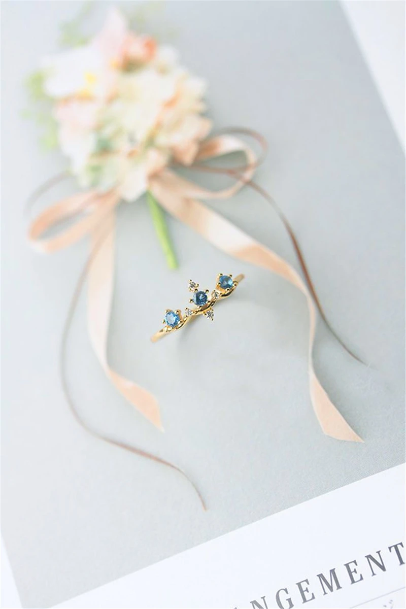 LOREDANA Cute Women's crown Rings Female Chic Dainty Party Delicate Wedding Jewelry Gold Colors Size 6-10 | Украшения и