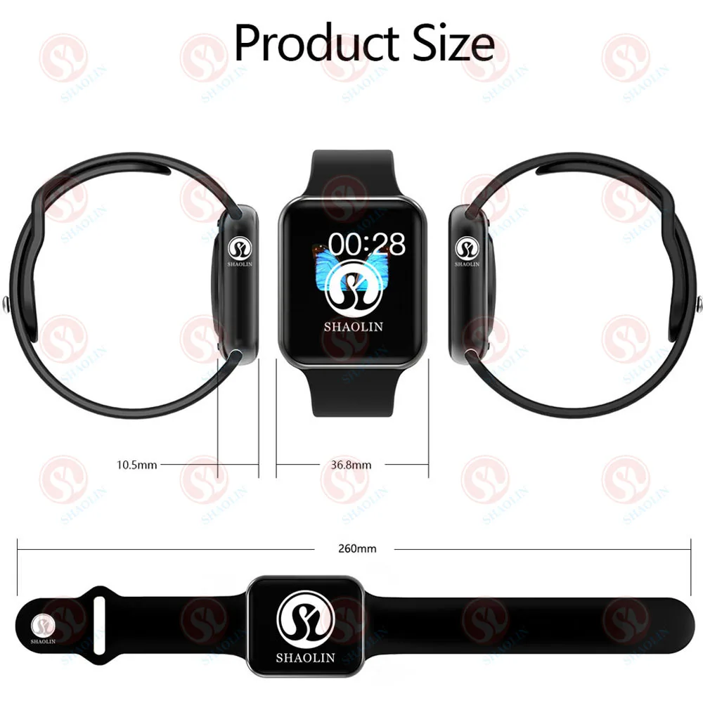 42 мм Bluetooth Смарт часы серии 4 1:1 Смарт-часы чехол для iOS Android Apple часы iphone сердечного ритма ЭКГ-шагомер обновления