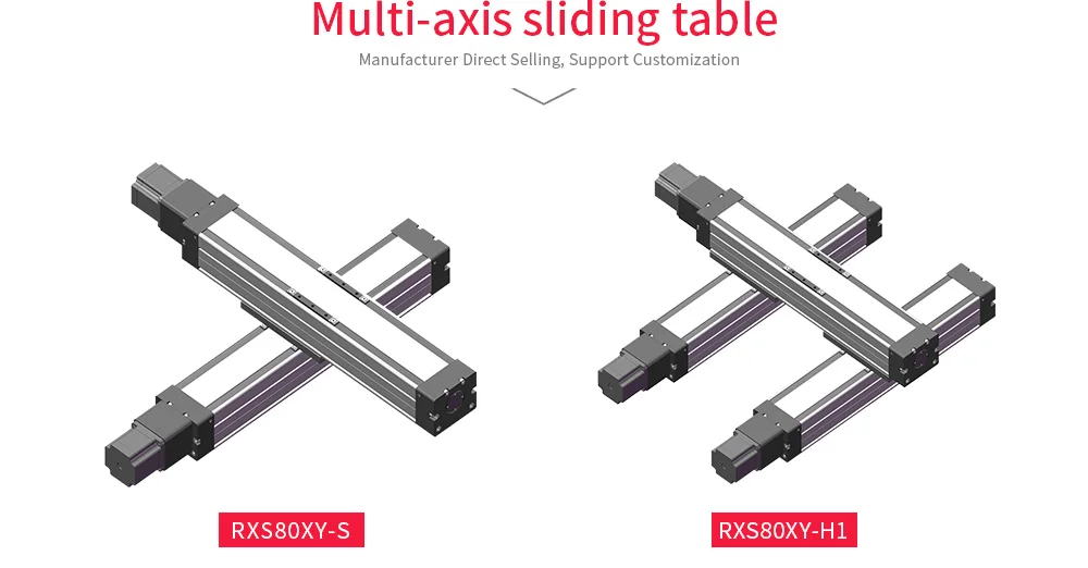 RXS80XYZ-L XYZ сценический шариковый винт ЧПУ линейная направляющая модуля рельс движения слайд привод Nema 24 шаговый Роботизированный рычаг комплект стержень Z 100 мм
