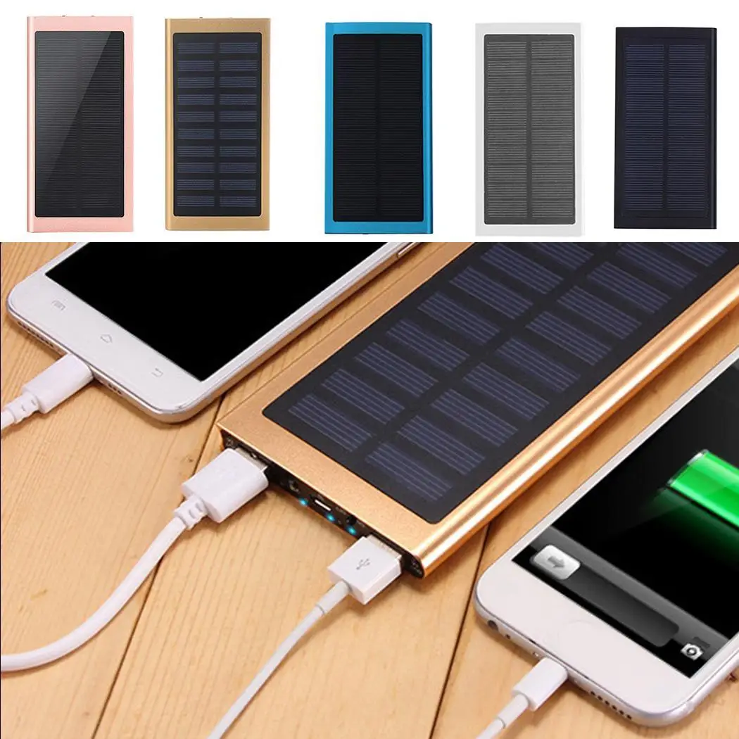 Телефон двойной портативный сплав банк 2A мощность 5 V 1A батарея 20000 mAh для