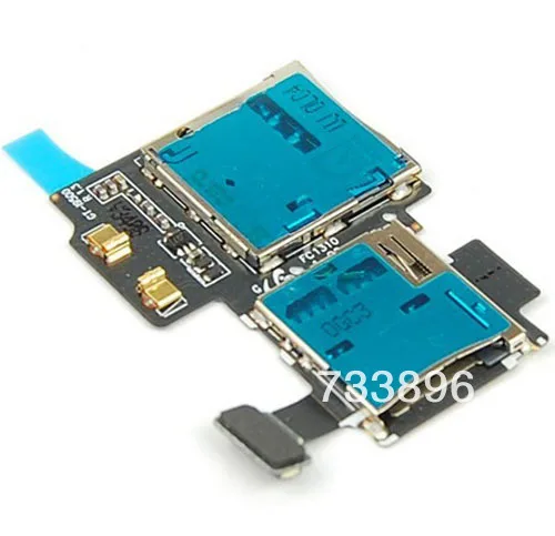 Новые Sim-карты Держатель Гнездо Слот Лоток Шлейф Замена Для Samsung Galaxy S4 i9500