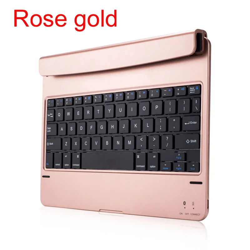 standard keyboard Тонкий русский/Иврит/испанский беспроводной Bluetooth клавиатура док-станция чехол стоячий кейс-держатель для Apple iPad Air iPad5 iPad 5 9," планшет - Цвет: standard keyboard