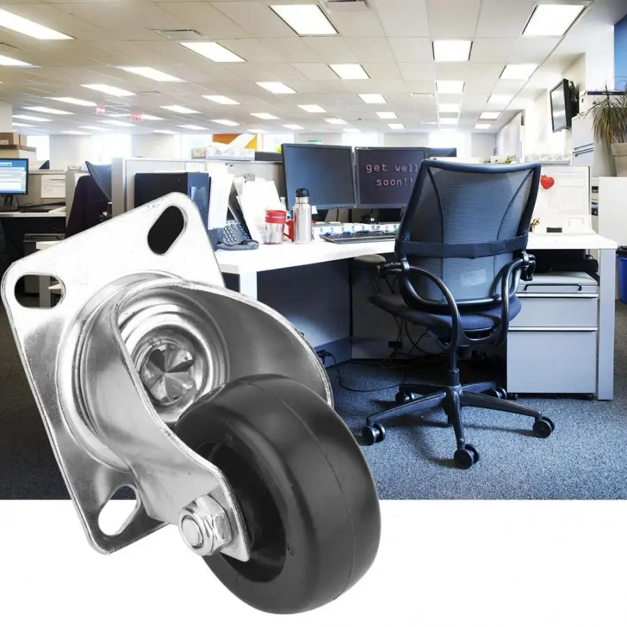 3in шарнир верхняя плита с капюшоном полипропиленовое колесо для мебели тележка