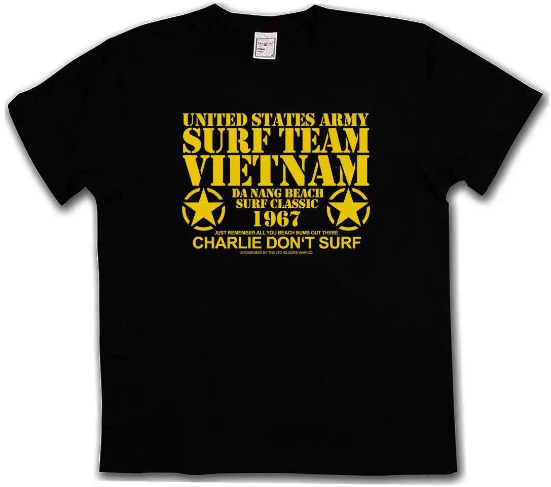 

2019 SURFER TEAM VIETNAM I T-SHIRT Apocalypse Dont Surfer Army USA Now
