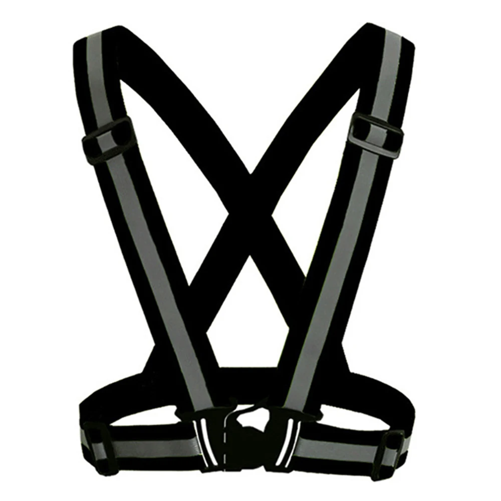 3 Светоотражающий жилет безопасности ВЫСОКАЯ ВИДИМОСТЬ ДЫШАЩИЙ светоотражающий жилет для наружного велоспорта Светоотражающая одежда+ светоотражающий браслет - Цвет: 3