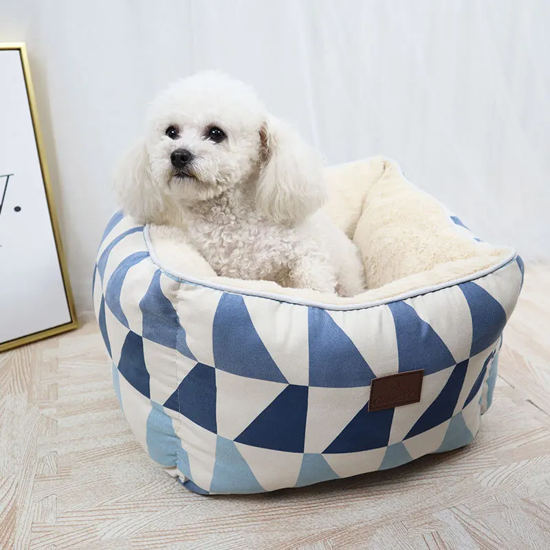 Теплый фланелевый спальный мешок SMARTPET для собак и кошек домик щенков котят