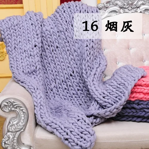 as picture Вязаное двустороннее одеяло большого размера розового цвета 120x150 см - Цвет: as picture