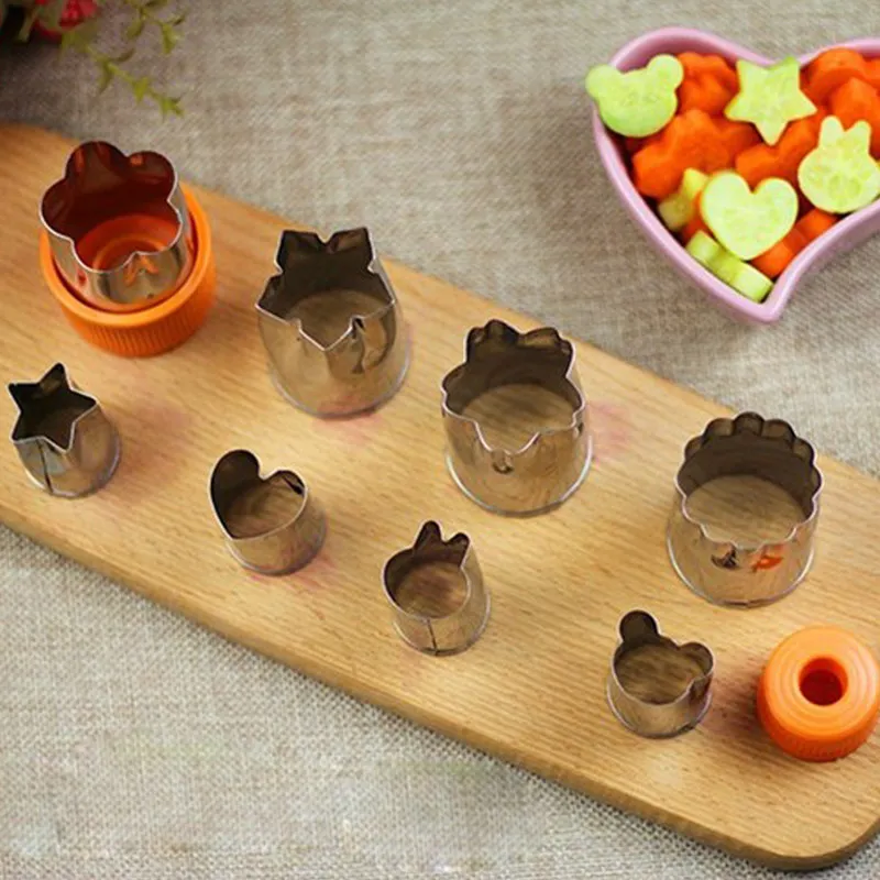 Кухня гаджеты Cookie цветок тип овощей и прессформа для резки фруктов цветочный