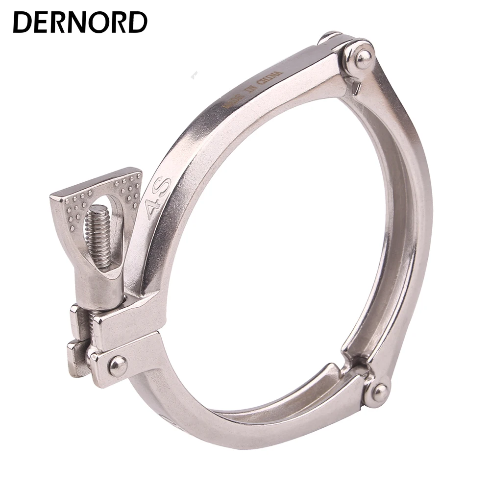Dernord triclamp 4 'Ɖ этапа Нержавеющая сталь 304 тройной зажим Clover домашнего