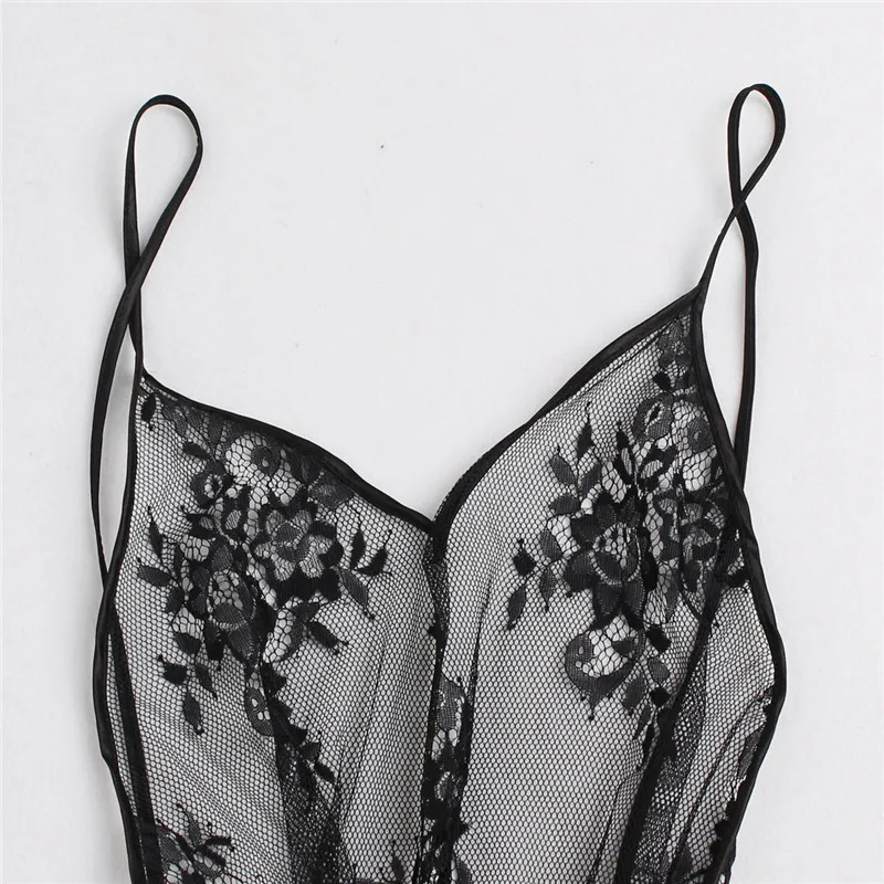 EW Lingerie Sexy Hot Erotic Nightwear Transparent Lace women's Underwear Temptation Sleepwear Dress Costumes Babydoll | Тематическая