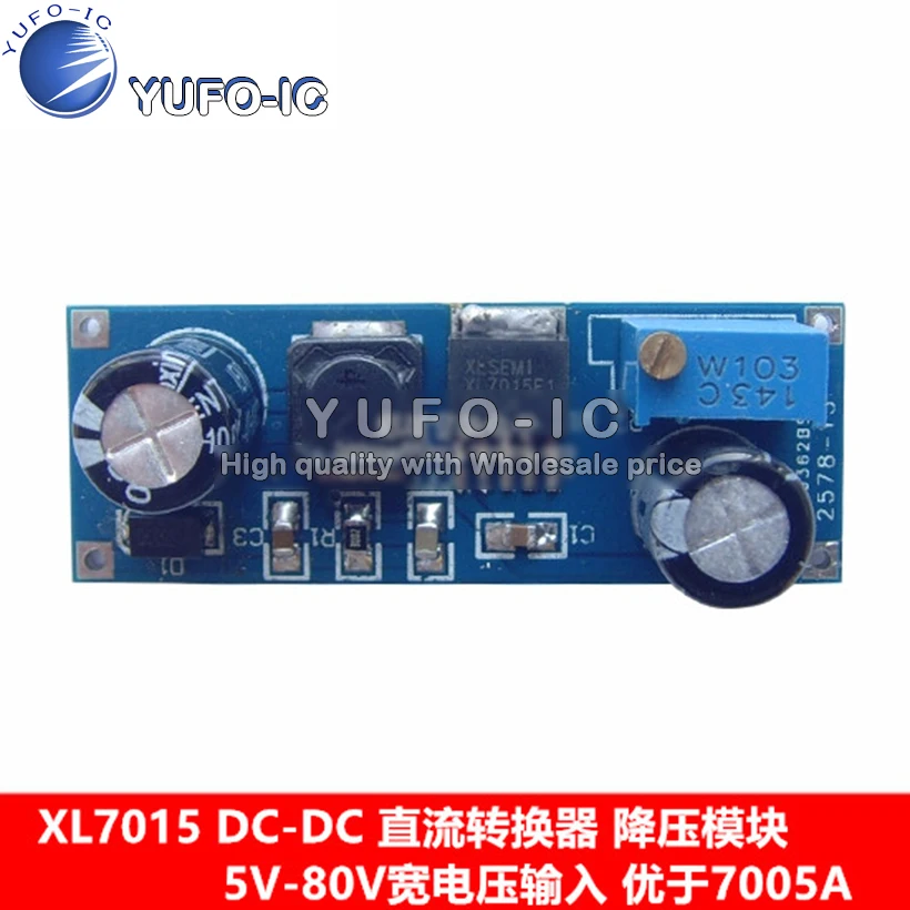 XL7015 DC понижающий модуль преобразователя 5 v 80 широкий вход напряжения лучше чем 7005