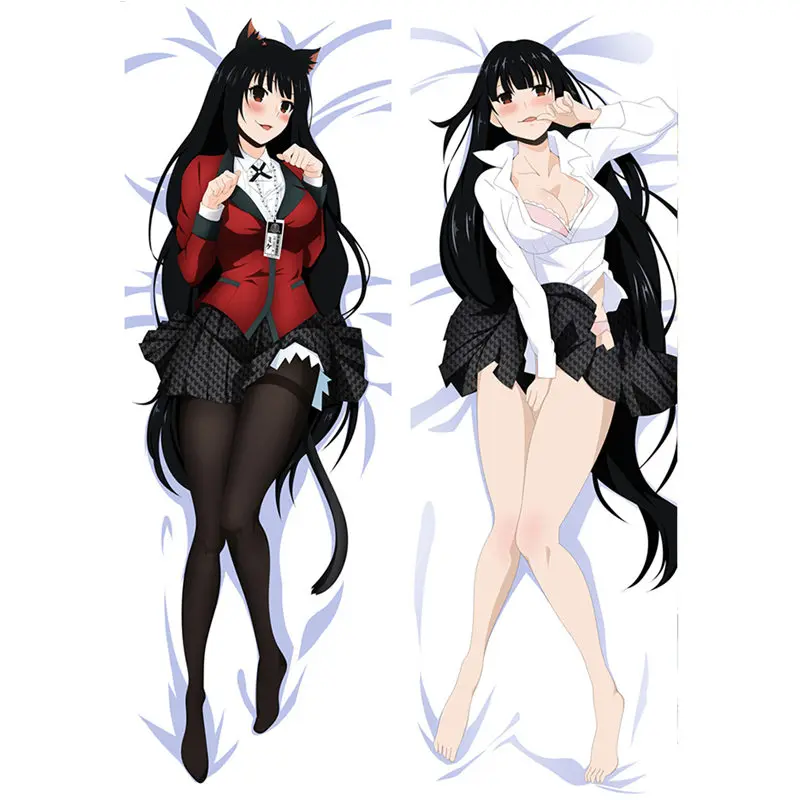 Аниме Kakegurui Twin, накидка для подушки, Jabami Yumeko Dakimakura Чехол сексуальная девушка 3D двухсторонняя постельные принадлежности обниматься тела чехол подарки - Цвет: 2WAY