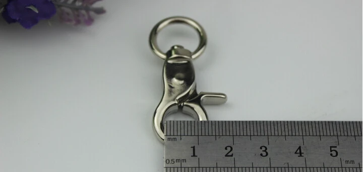 10 шт./лот аксессуары для багажа бледно-золотая цепочка ключей с застежкой |