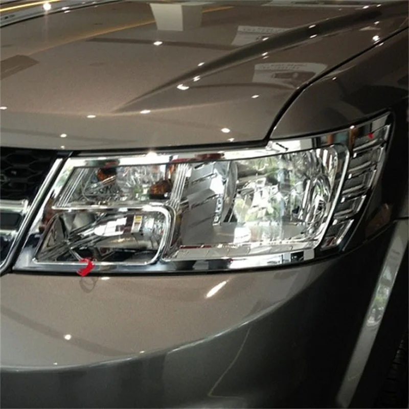 Аксессуары 2 шт. декоративная рамка для фар с высококачественным ABS хромом