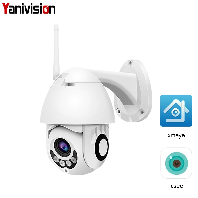 Wifi камера наружная PTZ IP камера H.265+ 1080P скоростная купольная CCTV Камера Безопасности s IP камера wifi Внешняя 2MP IR домашняя съемка