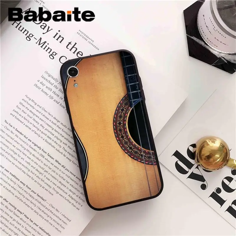 Babaite гитара amp шаблон ТПУ мягкий телефон аксессуары чехол для iPhone 8 7 6 6S Plus X XS MAX 5 5S SE XR Fundas Capa