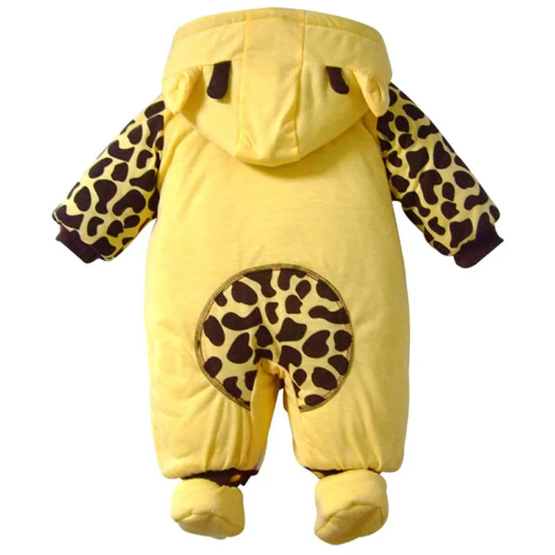 Высококачественная хлопковая плотная теплая зимняя одежда для младенцев