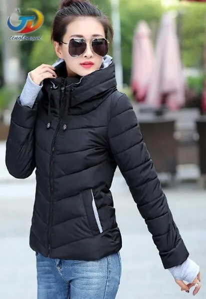 Tenglongwl Для женщин Зимняя куртка теплые женские с капюшоном Мужские парки пальто