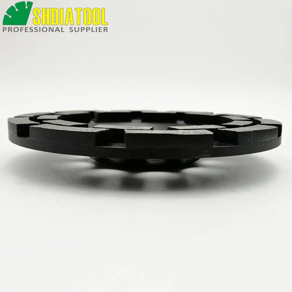 SHDIATOOL 5 Inches Metal Bond Diamond Double Row Grinding Cup Wheel 125MM Disc Bore 7/8&quot 22.23mm Concrete Granite | Инструменты