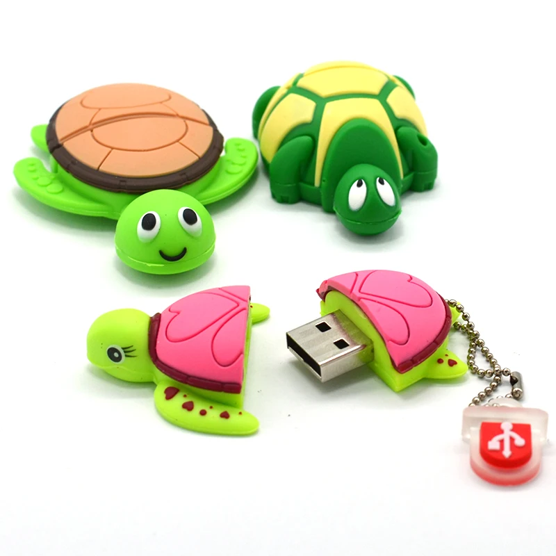 Лидер продаж 2018 USB-флеш-накопитель в виде черепахи USB 2 0 4 ГБ 8 16 32