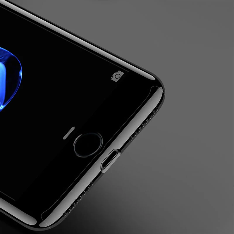 Защитная пленка для экрана из закаленного стекла + чехол iPhone 7 на весь корпус
